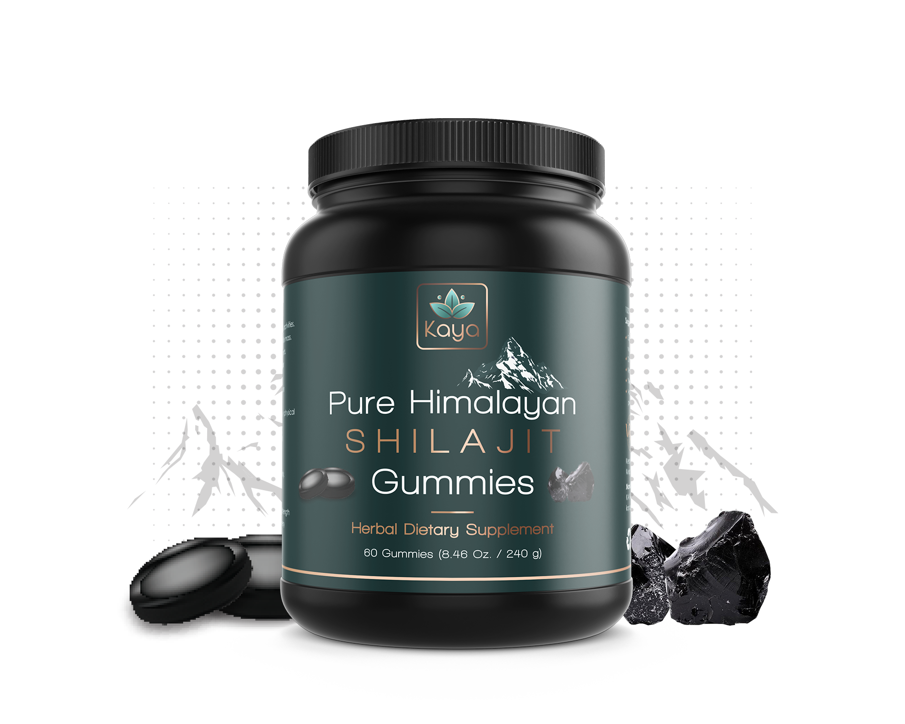 Pure Himalayan Shilajit Gummies Kaya Pure Essence